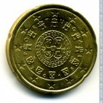 20 центов 2015 г. Португалия(18) -374.2 - аверс