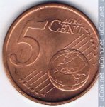 5 центов 2004 г. Португалия(18) -374.2 - аверс