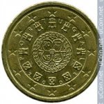 50 центов 2002 г. Португалия(18) -374.2 - реверс