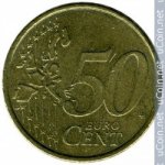 50 центов 2002 г. Португалия(18) -374.2 - аверс