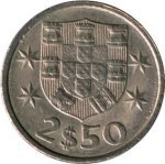2,5 эскудо 1977 г. Португалия(18) -374.2 - аверс