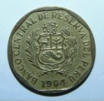 10 сентимо 1994 г. Перу(17) -57.5 - реверс