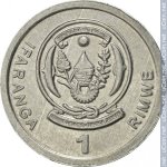 1 франк 2003 г. Руанда(18) -10.1 - аверс