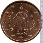 2 цента 2006 г. Сан-Марино(19) -1896.3 - реверс