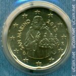 20 центов 2012 г. Сан-Марино(19) -1896.3 - реверс