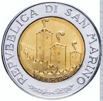 500 лир 1993 г. Сан-Марино(19) -1896.3 - аверс