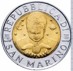 500 лир 1996 г. Сан-Марино(19) -1896.3 - аверс