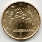 10 центов 2014 г. Сан-Марино(19) -1896.3 - реверс