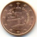 5 центов 2014 г. Сан-Марино(19) -1896.3 - реверс