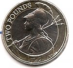 2 фунта 2015 г. Великобритания(5) -1989.8 - аверс