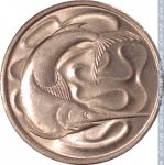 20 центов 1967 г. Сингапур(19) - 37.1 - реверс