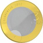 3 евро 2012 г. Словения(20) -166.5 - аверс