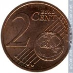 2 цента 2009 г. Словакия(20) - 180.9 - аверс