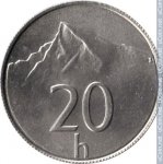 20 геллеров 2001 г. Словакия(20) - 180.9 - реверс