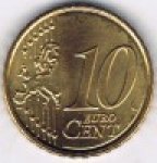 10 центов 2014 г. Словакия(20) - 180.9 - аверс