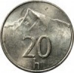 20 геллеров 2000 г. Словакия(20) - 180.9 - аверс