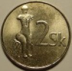2 кроны 2007 г. Словакия(20) - 180.9 - аверс
