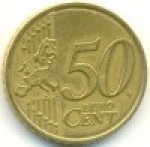 50 центов 2014 г. Словакия(20) - 180.9 - аверс