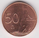 50 геллеров 2006 г. Словакия(20) - 180.9 - аверс