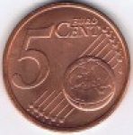 5 центов 2014 г. Словакия(20) - 180.9 - аверс