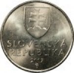 5 крон 2007 г. Словакия(20) - 180.9 - реверс