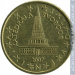 10 центов 2007 г. Словения(20) -165.1 - реверс