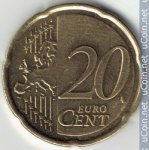 20 центов 2007 г. Словения(20) -165.1 - аверс