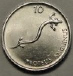 10 стотинов 1993 г. Словения(20) -166.5 - реверс