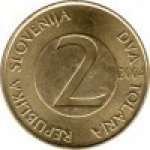2 толара 2004 г. Словения(20) -166.5 - аверс