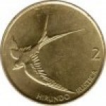 2 толара 2004 г. Словения(20) -166.5 - реверс