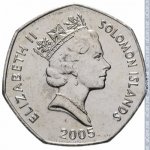 1 доллар 2005 г. Соломоновы острова(20) - 17.1 - аверс