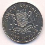 1 доллар 2004 г. Сомали(20) - 17.4 - аверс