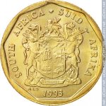 20 центов 1993 г. ЮАР(26) - 19 - аверс