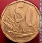 50 центов 1996 г. ЮАР(26) - 19 - аверс