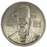 100 вон 1990 г. Корея Южная(12) -26.9 - аверс