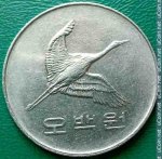 500 вон 2000 г. Корея Южная(12) -26.9 - аверс