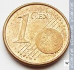 1 цент 2003 г. Испания(10) -403.6 - аверс