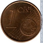 1 цент 2007 г. Испания(10) -403.6 - аверс