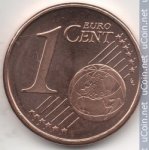 1 цент 2015 г. Испания(10) -411.6 - аверс