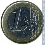 1 евро 2000 г. Испания(10) -411.6 - реверс