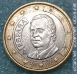 1 евро 2006 г. Испания(10) -411.6 - реверс