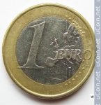 1 евро 2007 г. Испания(10) -411.6 - аверс