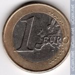 1 евро 2010 г. Испания(10) -411.6 - аверс