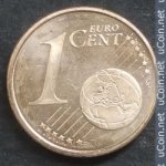 1 цент 2018 г. Испания(10) -411.6 - аверс