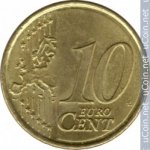 10 центов 2009 г. Испания(10) -411.6 - аверс