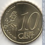 10 центов 2015 г. Испания(10) -411.6 - аверс