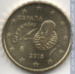 10 центов 2015 г. Испания(10) -411.6 - реверс