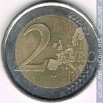 2 евро 2001 г. Испания(10) -411.6 - аверс
