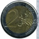2 евро 2007 г. Испания(10) -411.6 - аверс