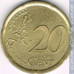 20 центов 2001 г. Испания(10) -411.6 - аверс